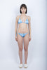 Bikini Jennifer Anita con triangolo e fianchi regolabili stampa SK23 bianco