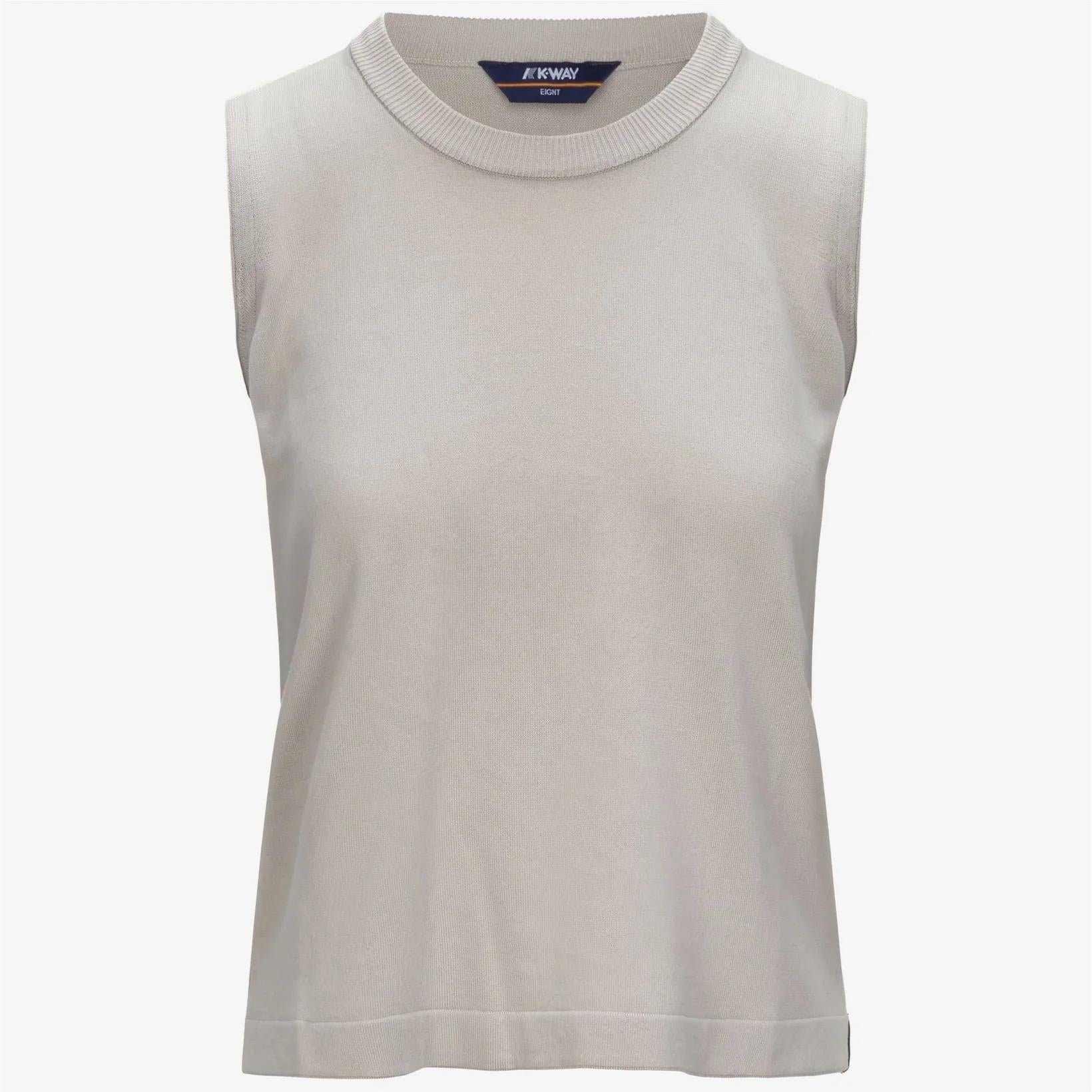 Gilet Geri in maglia donna beige K61276W 634 K-WAY 