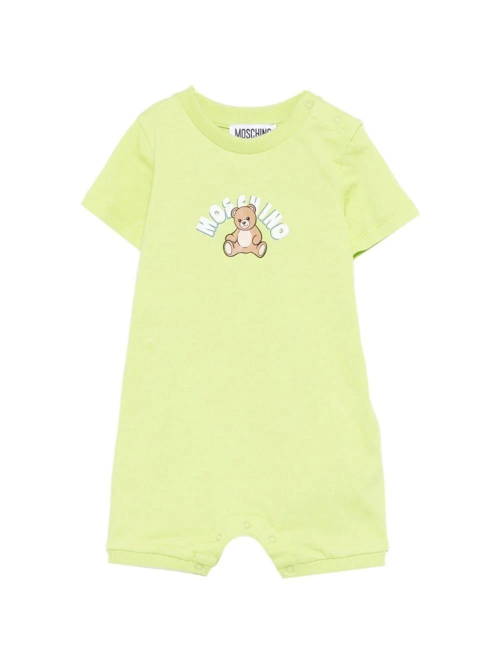 Tutina per neonati con Teddy Bear MTY022LAA01 30355 MOSCHINO BABY 