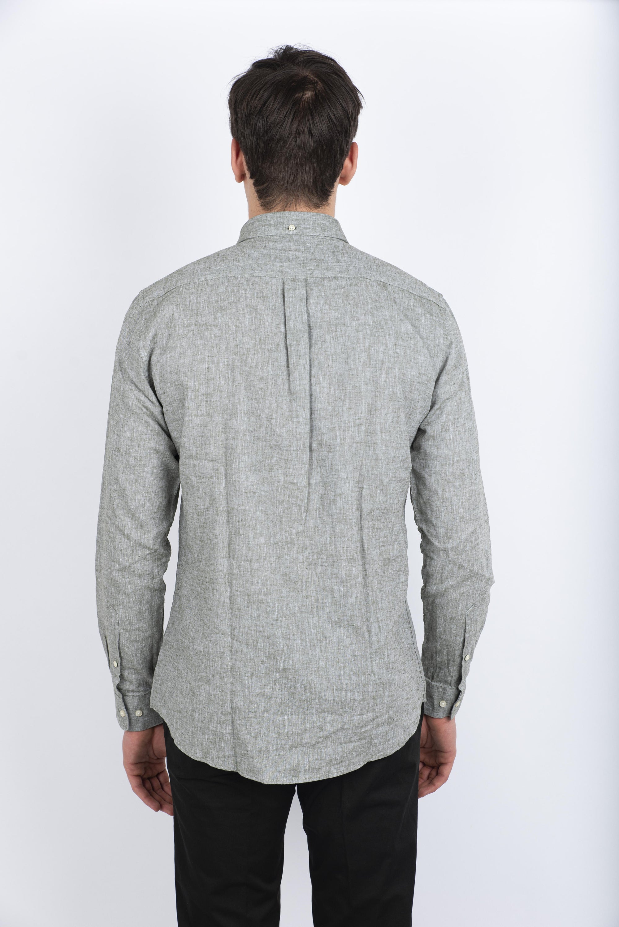 Camicia sartoriale Nelson oliva Barbour MSH5090 OL31 BARBOUR 