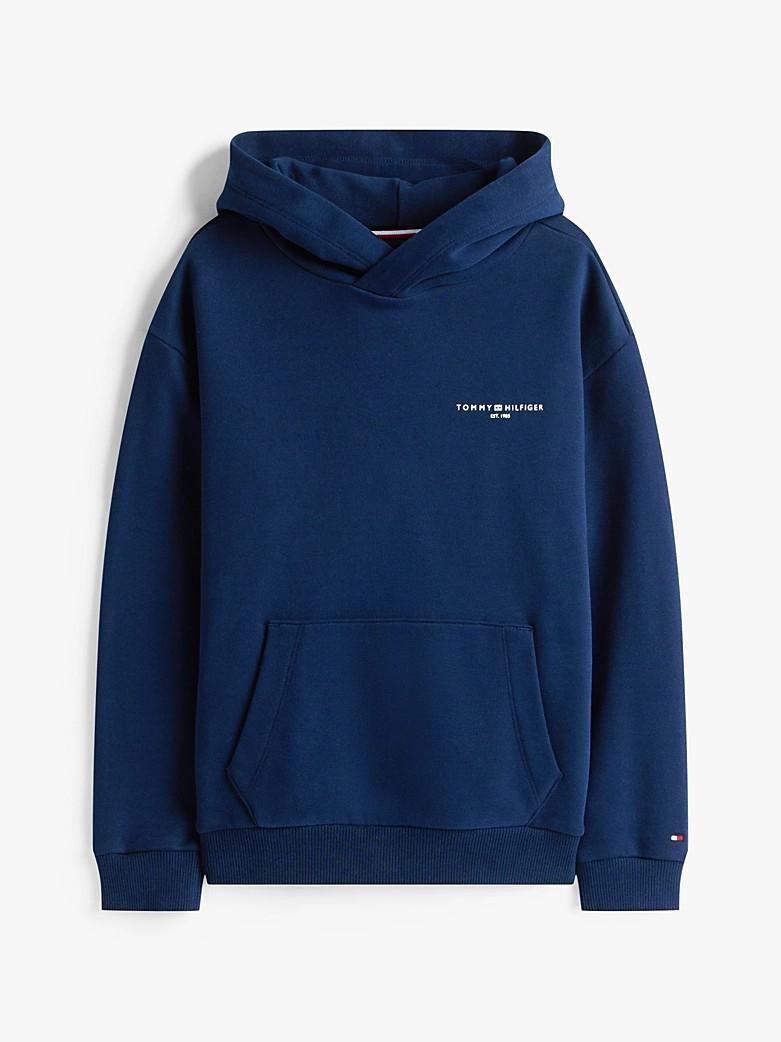 Felpa con cappuccio e nastro iconico KS0KS00595J C1G TOMMY HILFIGER 