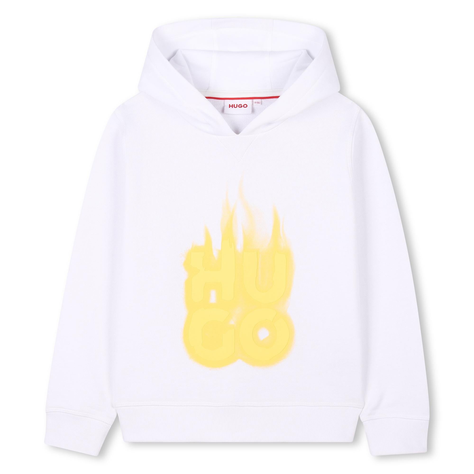 Felpa con logo fiamme G00354 10PA HUGO 