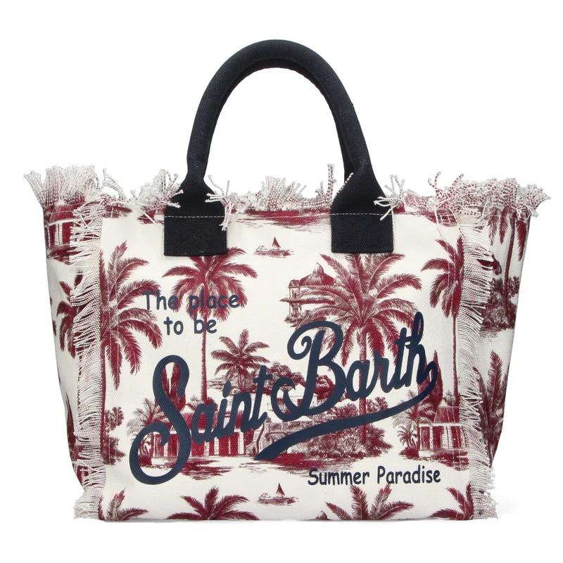 Borsa a spalla Vanity in canvas di cotone VANI001 02735H MC2 SAINT BARTH 