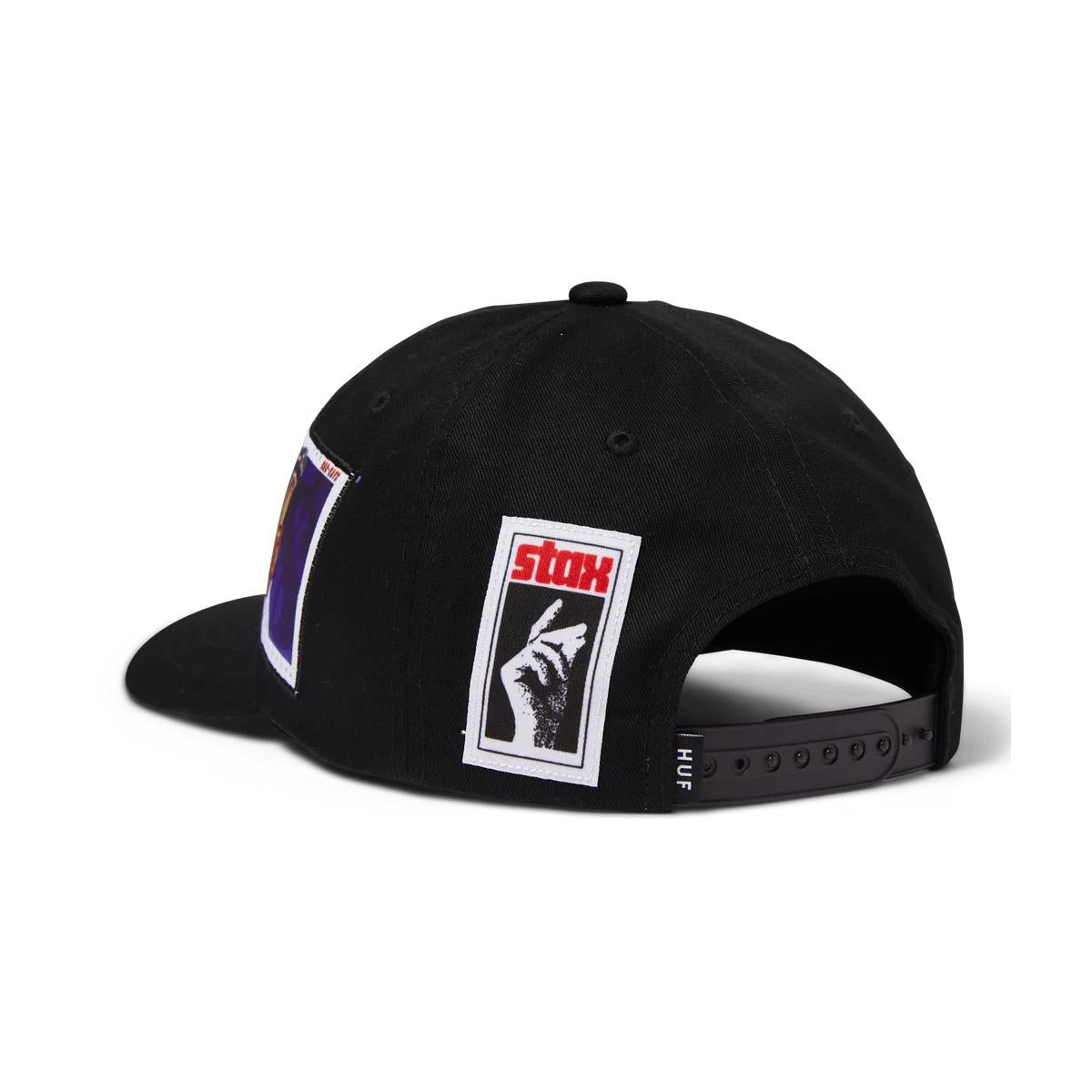 HUF x Stax Patches Snapback Hat HT00847 BLACK HUF 