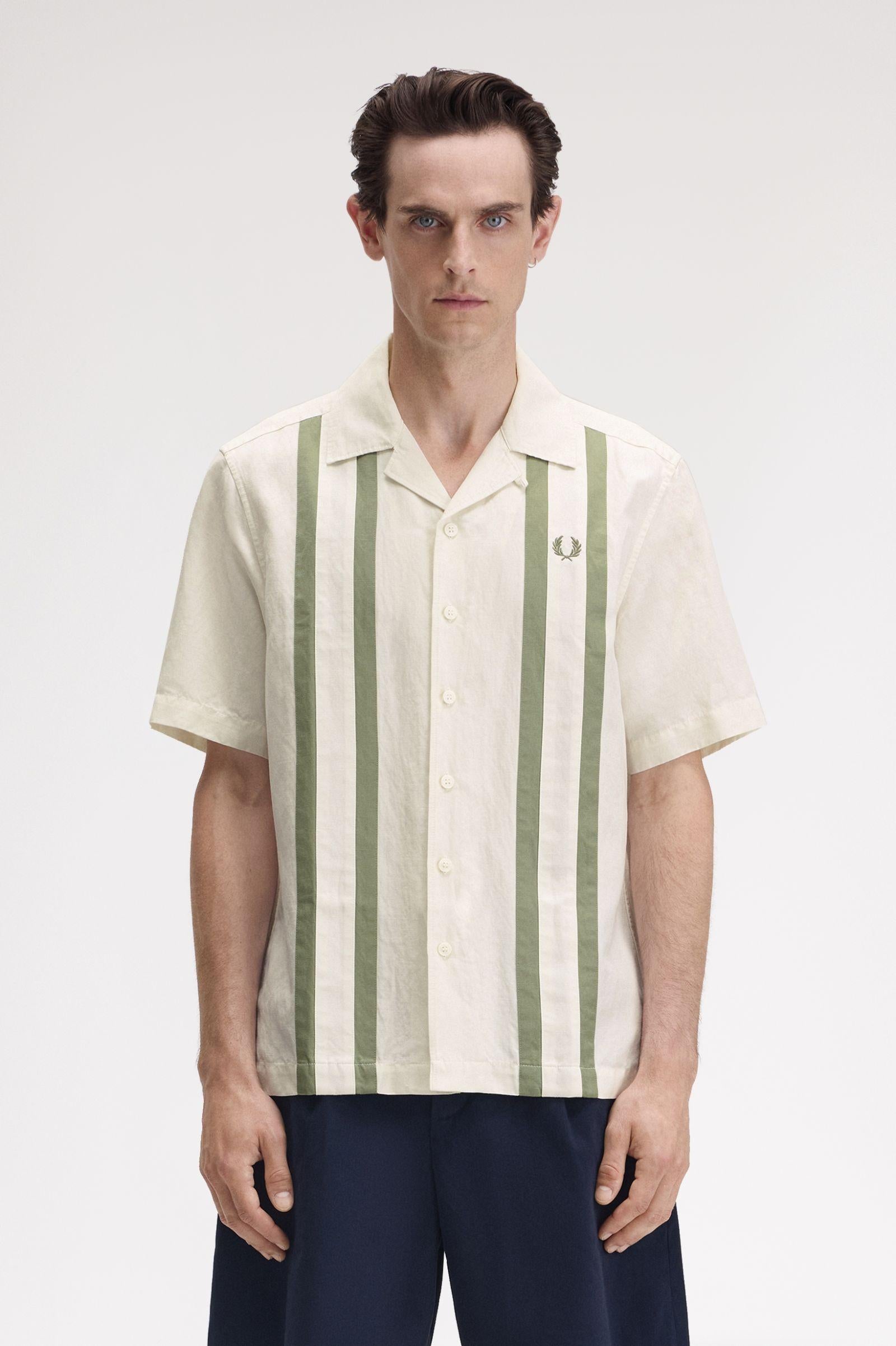 Camicia con pannelli M989754 760 FRED PERRY 