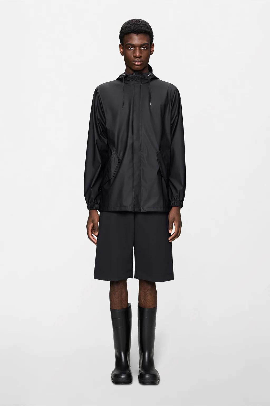 Fishtail jacket RA18010 BLA RAINS 
