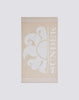 Jacquard fouta beach towel