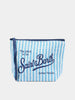 Aline Linen Light Blue Pouch