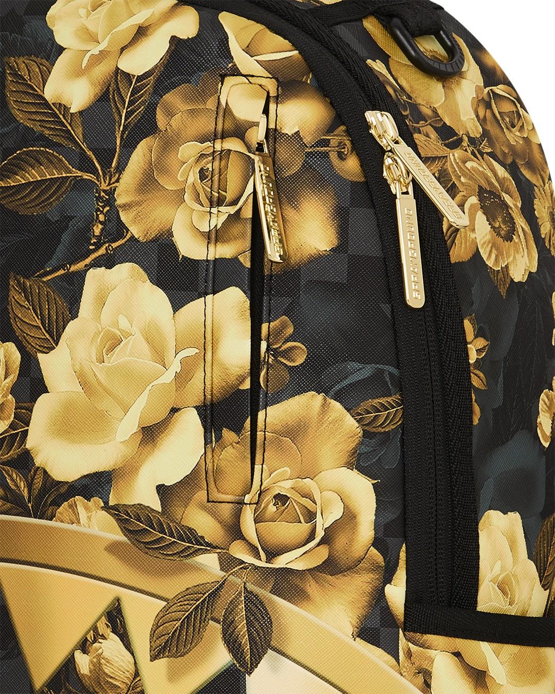 Gold floral remix dlxsv backpack 910B8683 NSZ SPRAYGROUND 