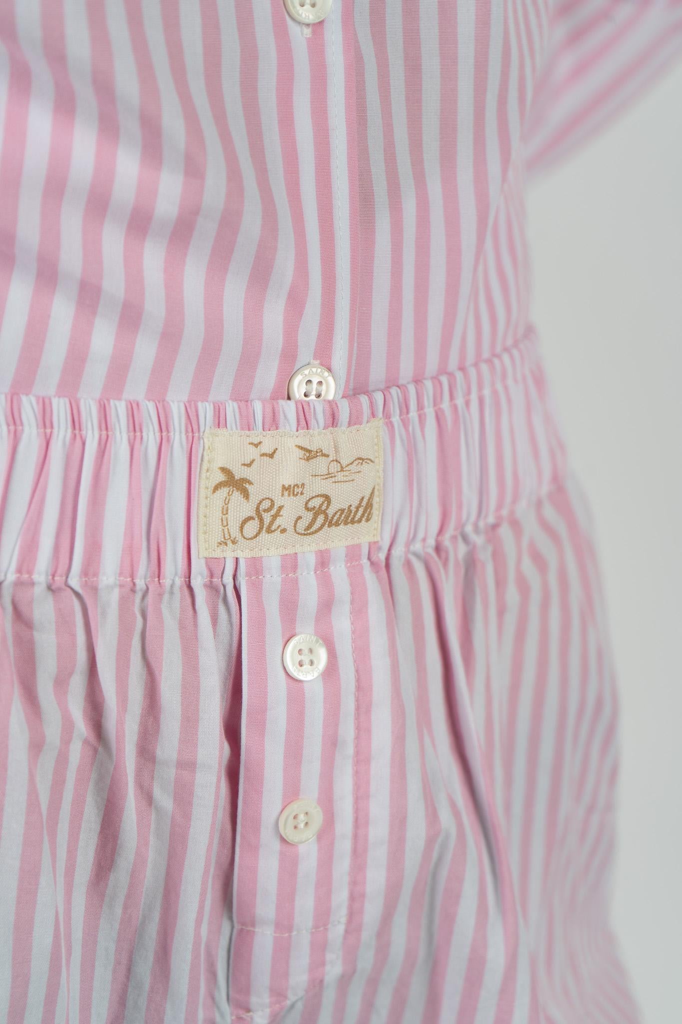 Shorts a righe con bottoni BXY002 00723L MC2 SAINT BARTH 