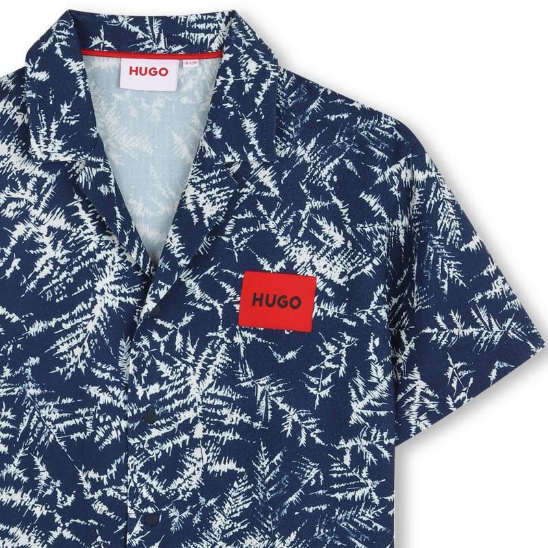 Camicia a maniche corte con stampa G01001 V21A HUGO 