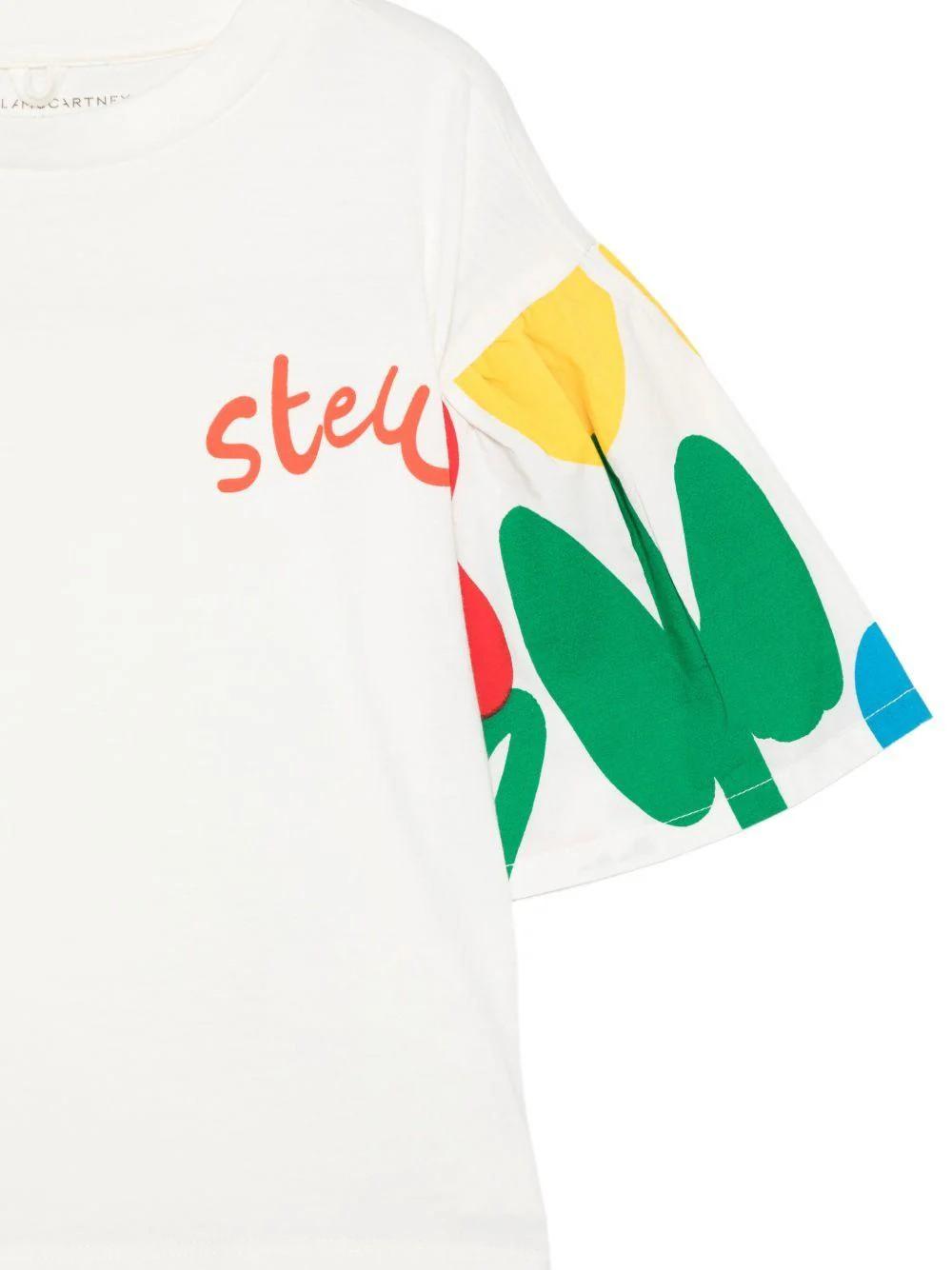 T-shirt girocollo TY8B71Z0434 101 STELLA MCCARTNEY 