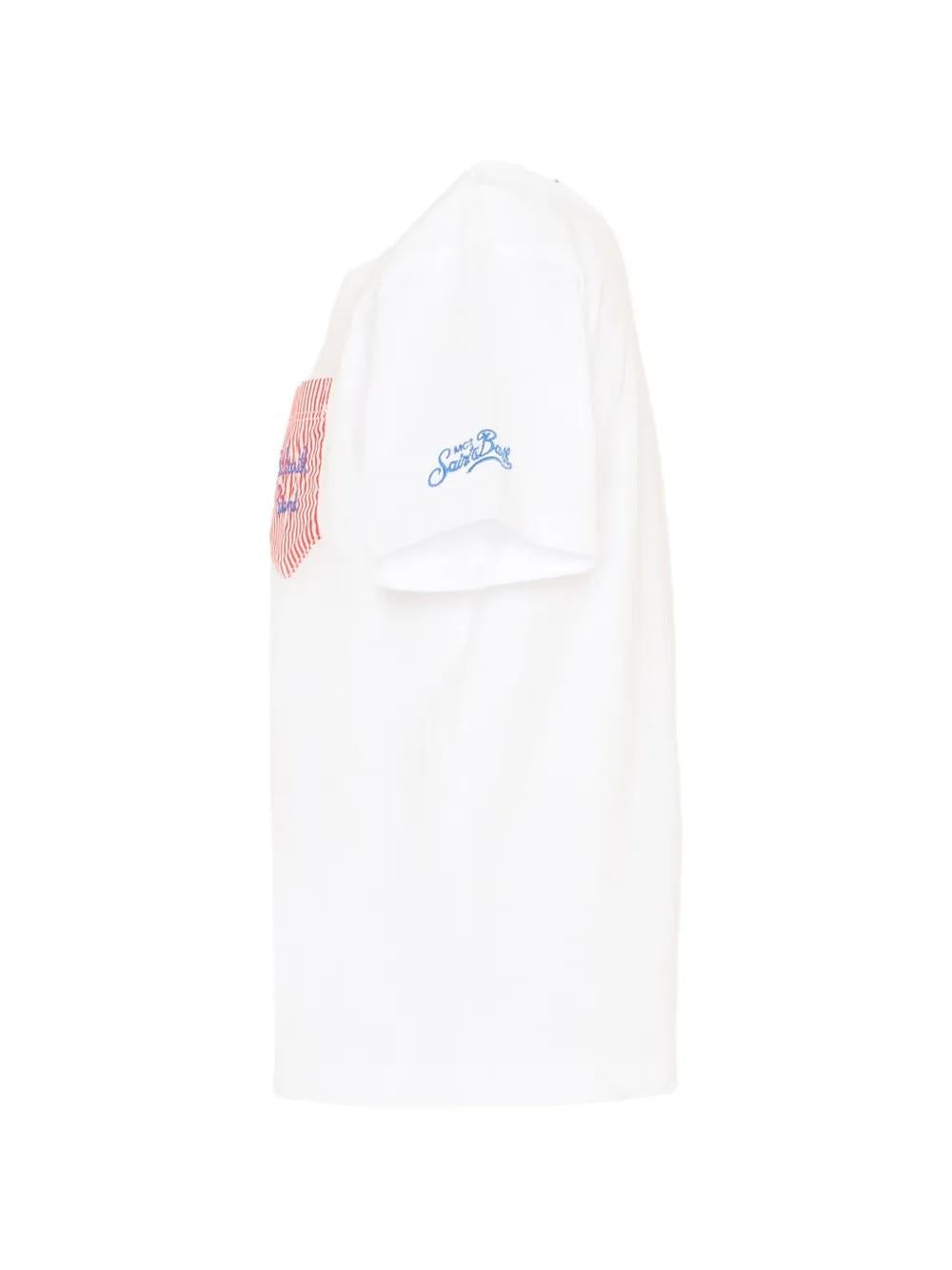 Eddy crab-print pocket T-shirt EDD0001 01945L MC2 SAINT BARTH 