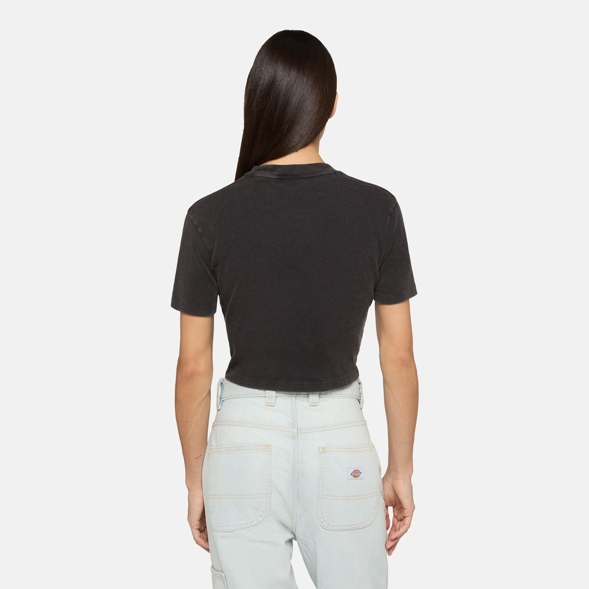 T-shirt con logo ricamato DK0A866F BLK1 DICKIES 