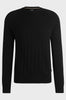 T-shirt in misto cotone con lavorazione a nido dape