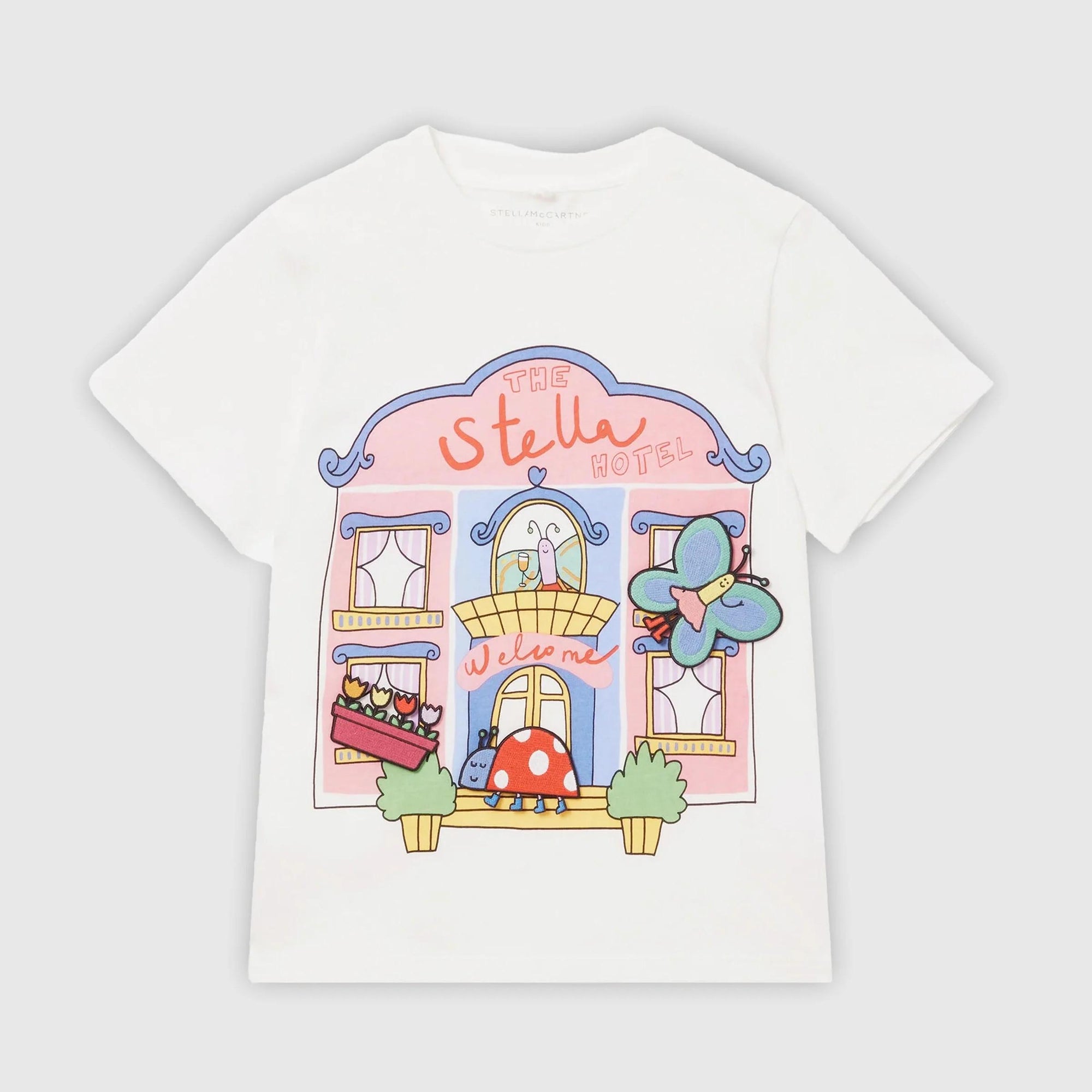 T-shirt girocollo TY8A11Z0434 101 STELLA MCCARTNEY 