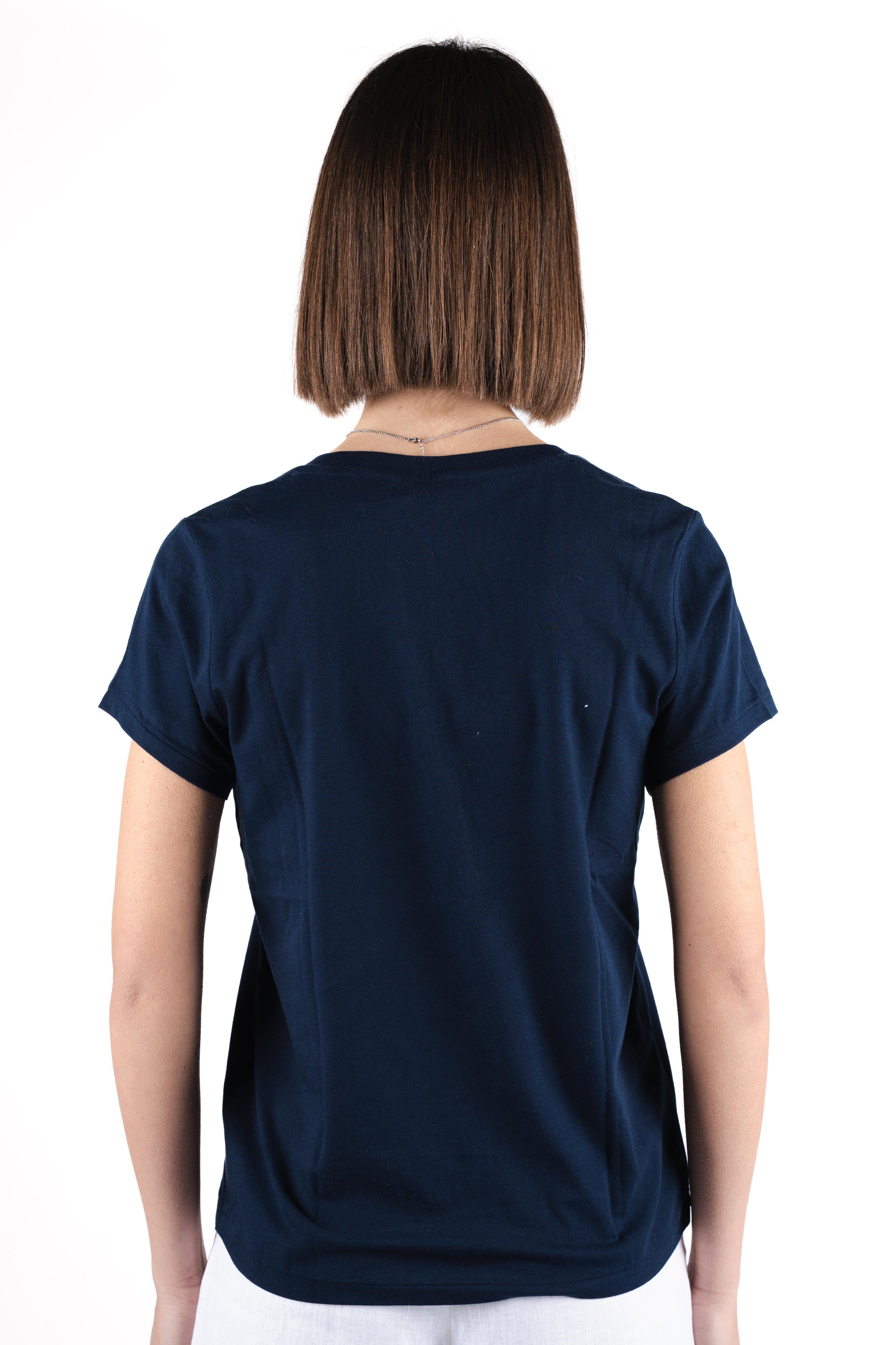 T-shirt con scollo a V 211B14611 008 POLO RALPH LAUREN 