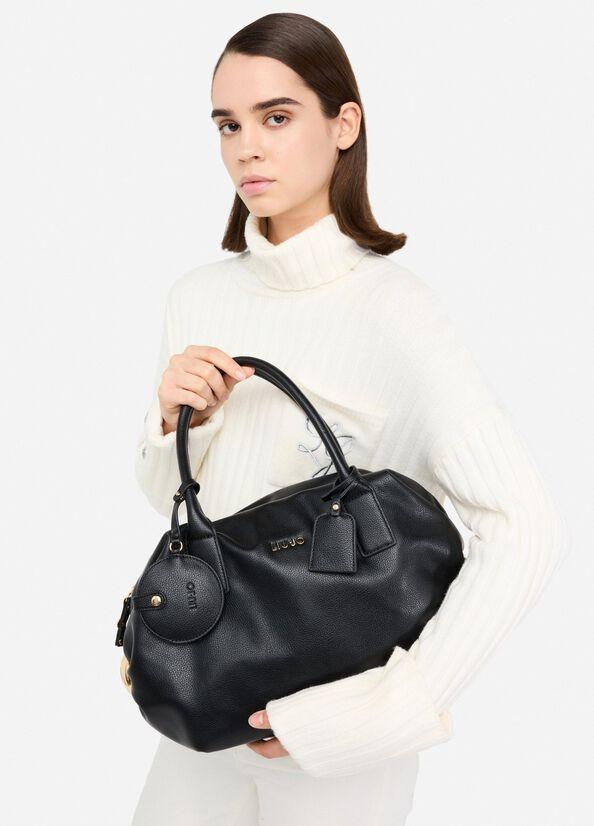Borsa grande con charm AF5027E0058 22222 LIU JO ACCESSORIES 