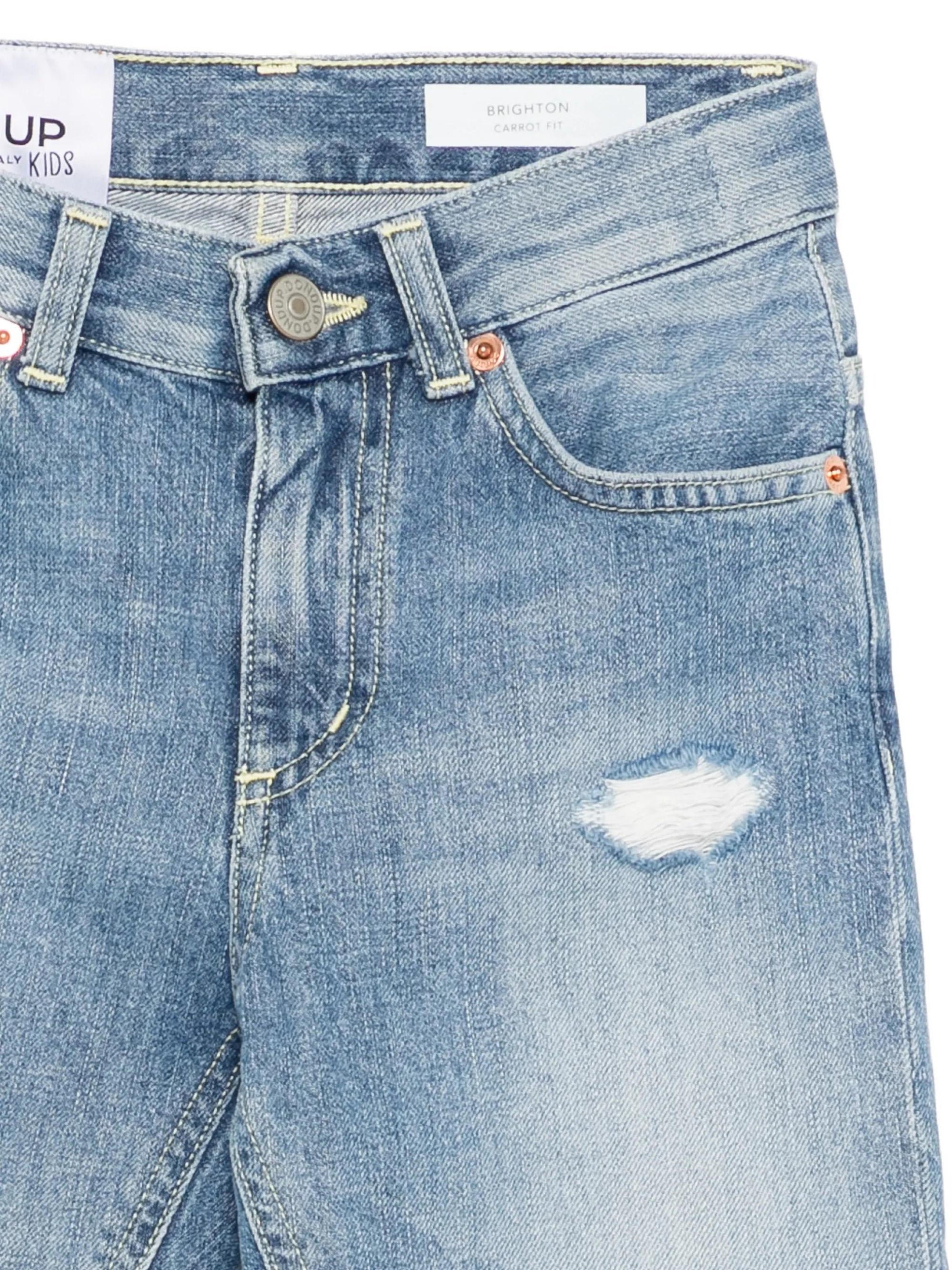 Jeans Brighton con effetto vissuto DMPA195CDF021 4099 DONDUP 