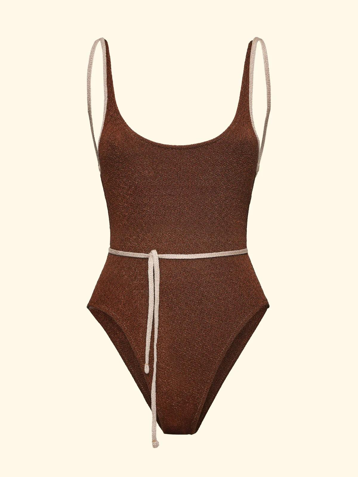 Monokini donna marrone FK26SW1113 BN F**K 