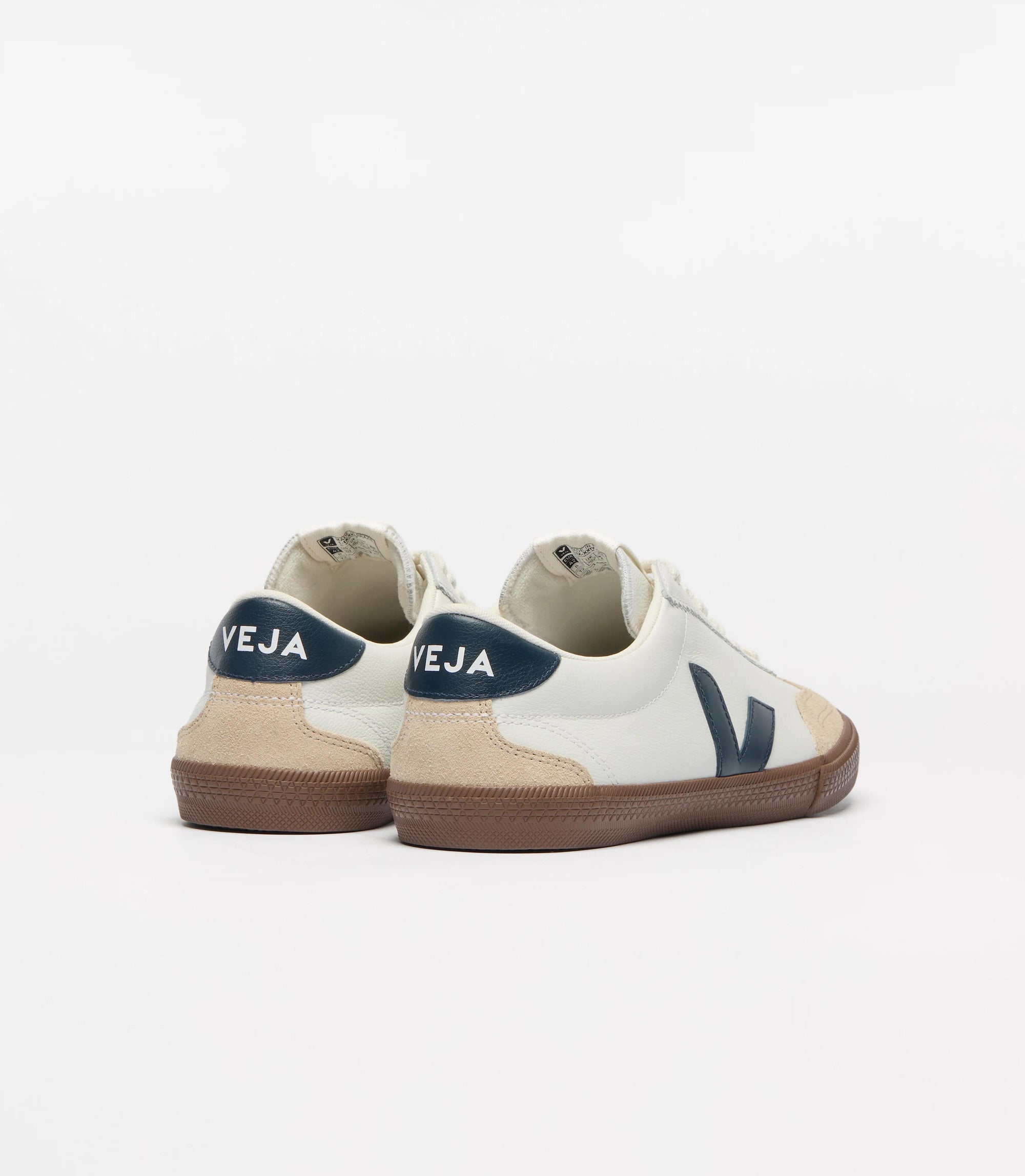 Volley Leather White Nautico Bark VO2003 531 VEJA 