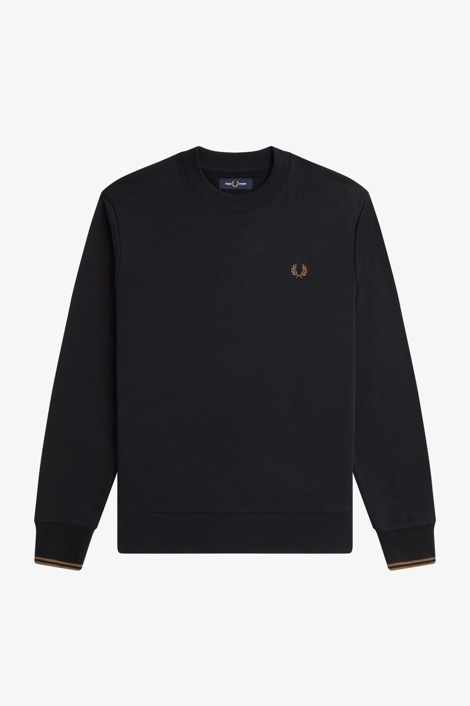 Felpa Girocollo M753555 S77 FRED PERRY 