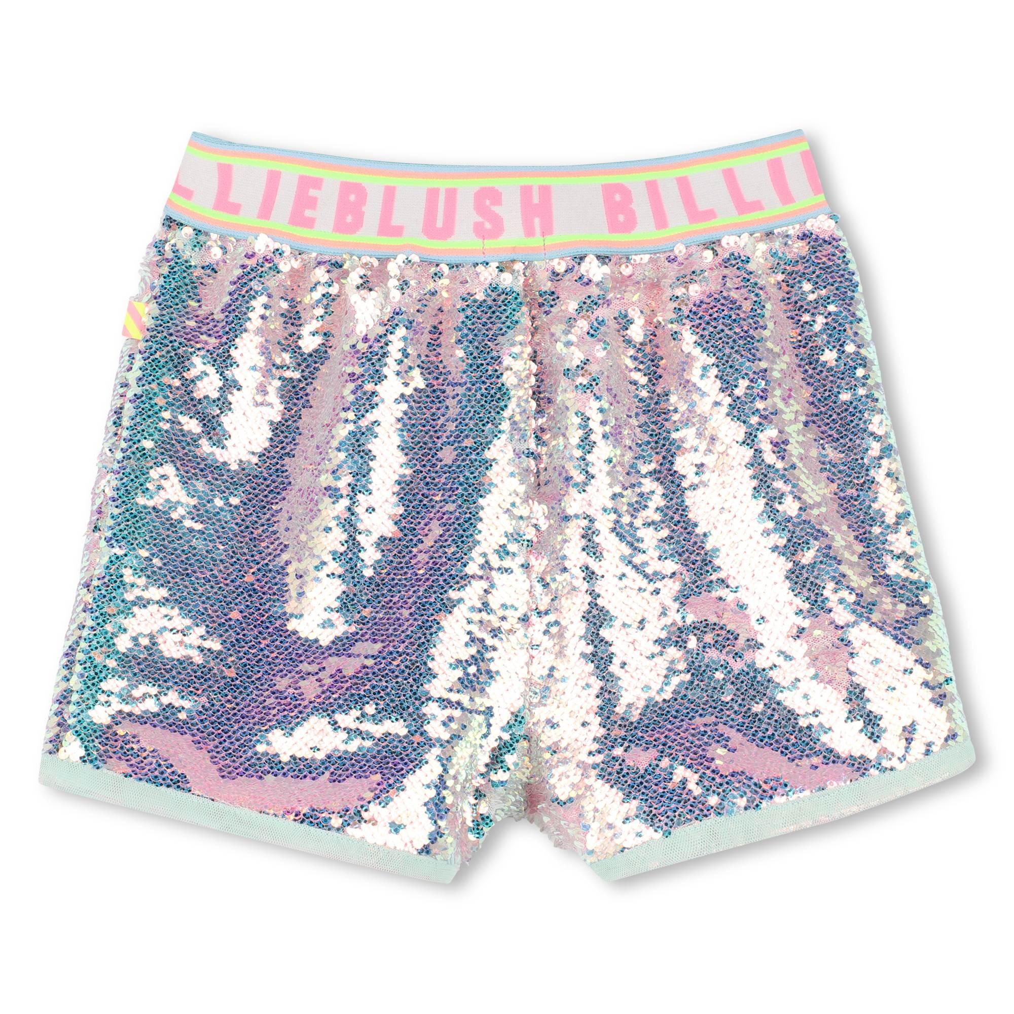 Shorts con paillettes U20902 74A BILLIEBLUSH 