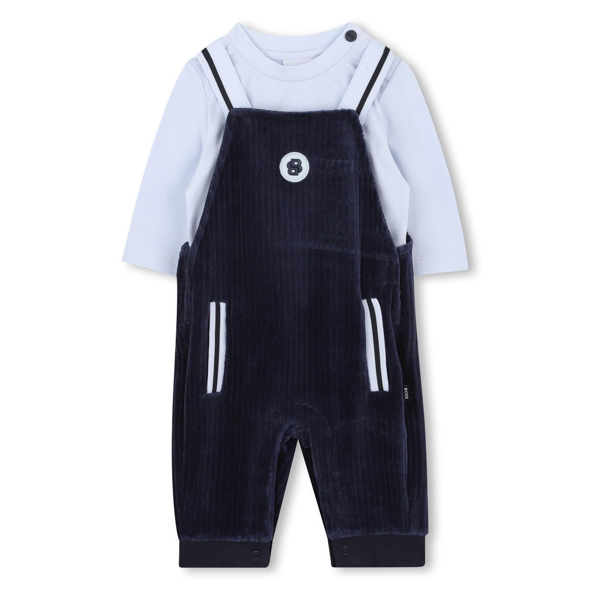Set salopette e maglia J52540 849 BOSS 