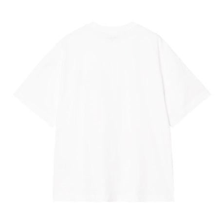 S/S Signature Script T-Shirt bianca I033828 00AXX CARHARTT WIP 