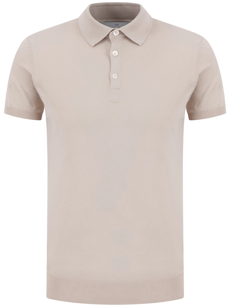 Polo in maglia fresh cotton beige 57119/20615 010 GRAN SASSO 