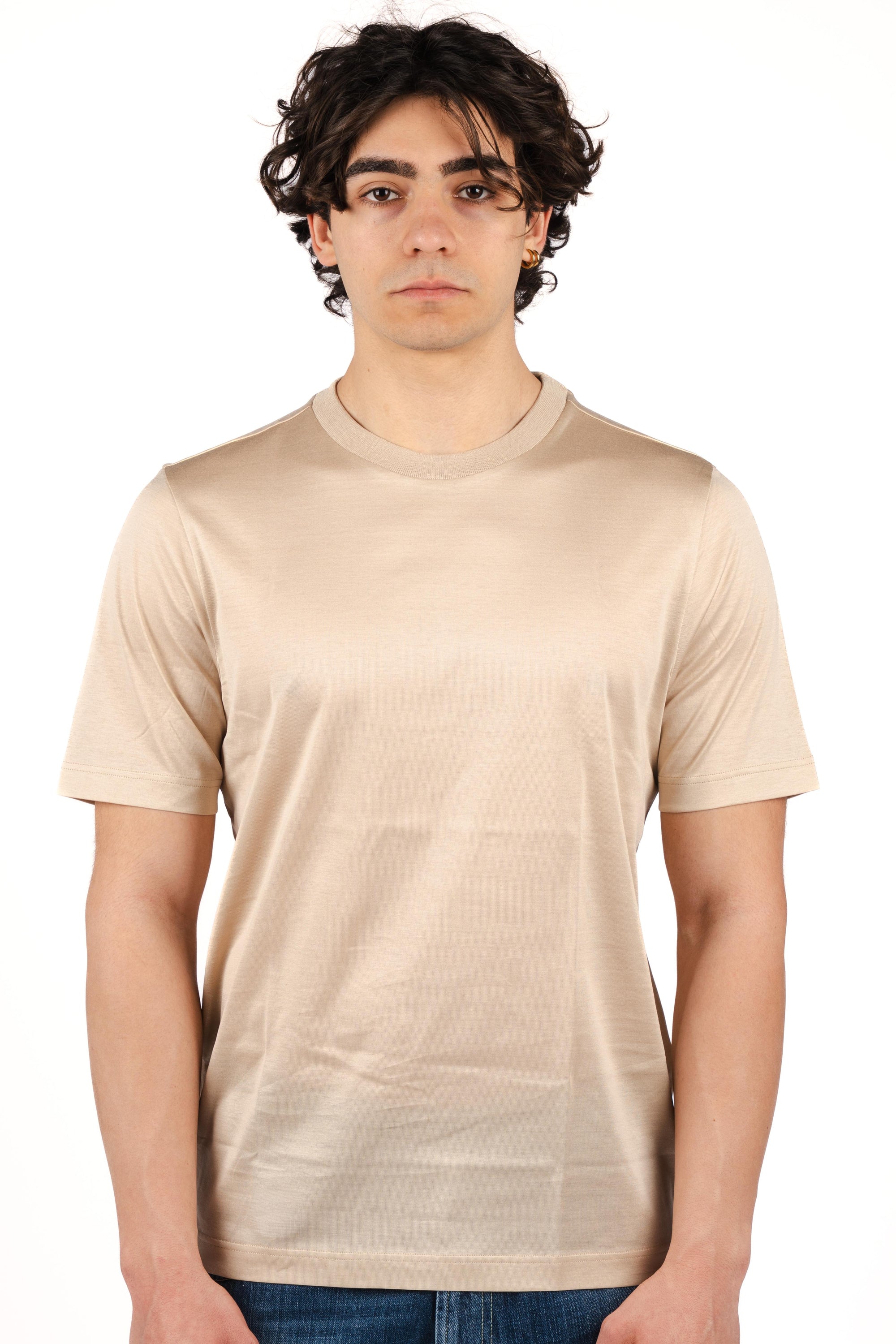 T-shirt in cotone mercerizzato 60196/74007 110 GRAN SASSO 