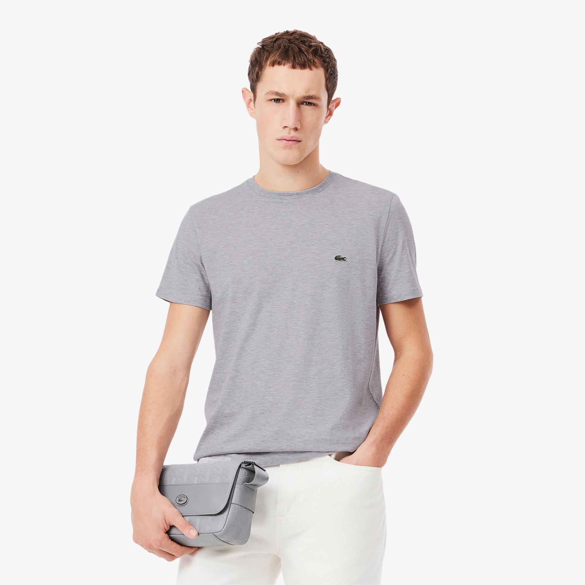 T-shirt in cotone Pima TH6709 CCA LACOSTE 