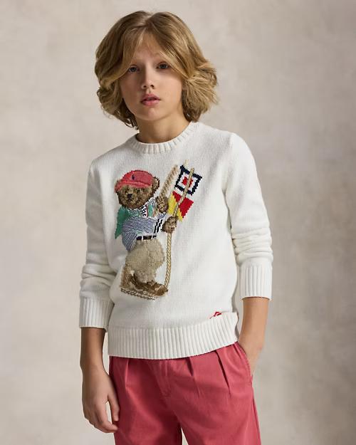 Maglia Polo Bear in cotone 323A12203 001 POLO RALPH LAUREN 