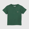 T-shirt con logo lacoste in rilievo