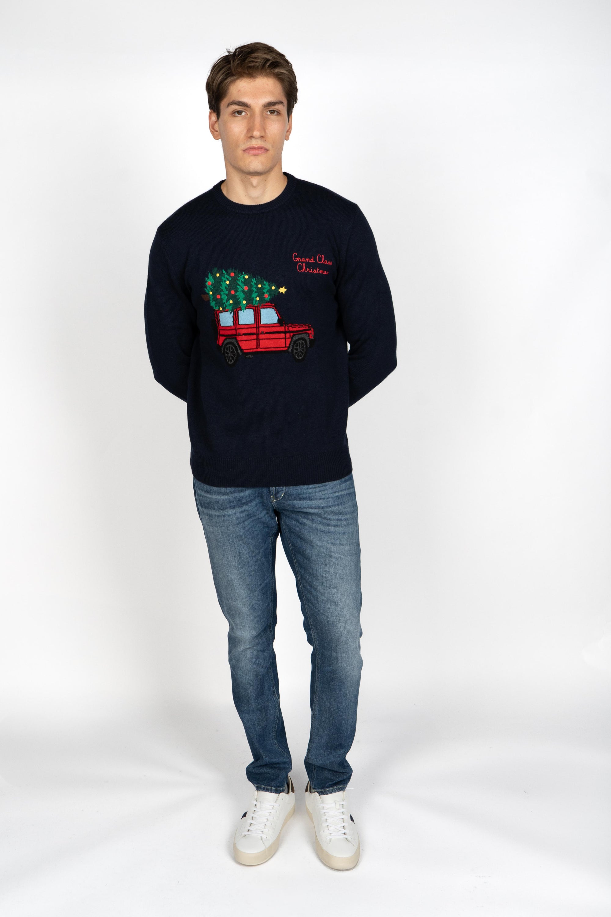 Maglione in misto cashmere Heron Christmas HER0001 03380I MC2 SAINT BARTH 