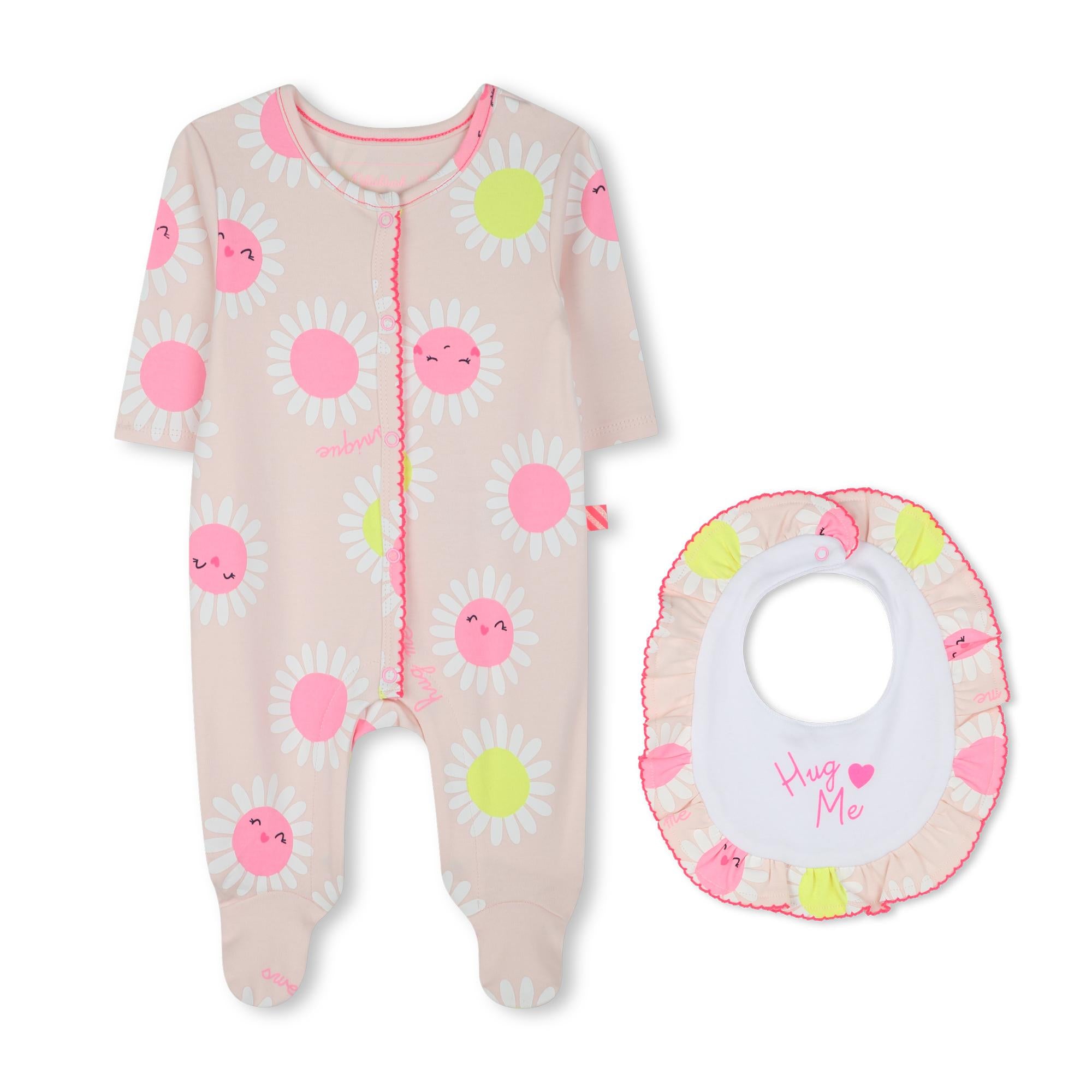 Set tutina con stampa fiori all-over U21016 45S BILLIEBLUSH 