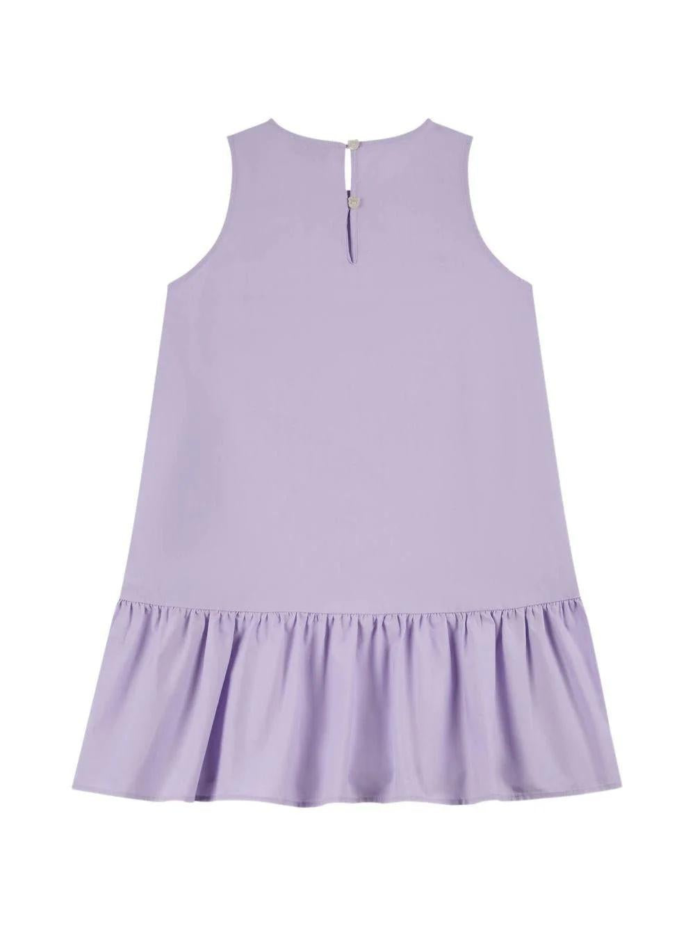 Abito con stampa sul davanti HDV0HELLA10 51683 MOSCHINO KID 