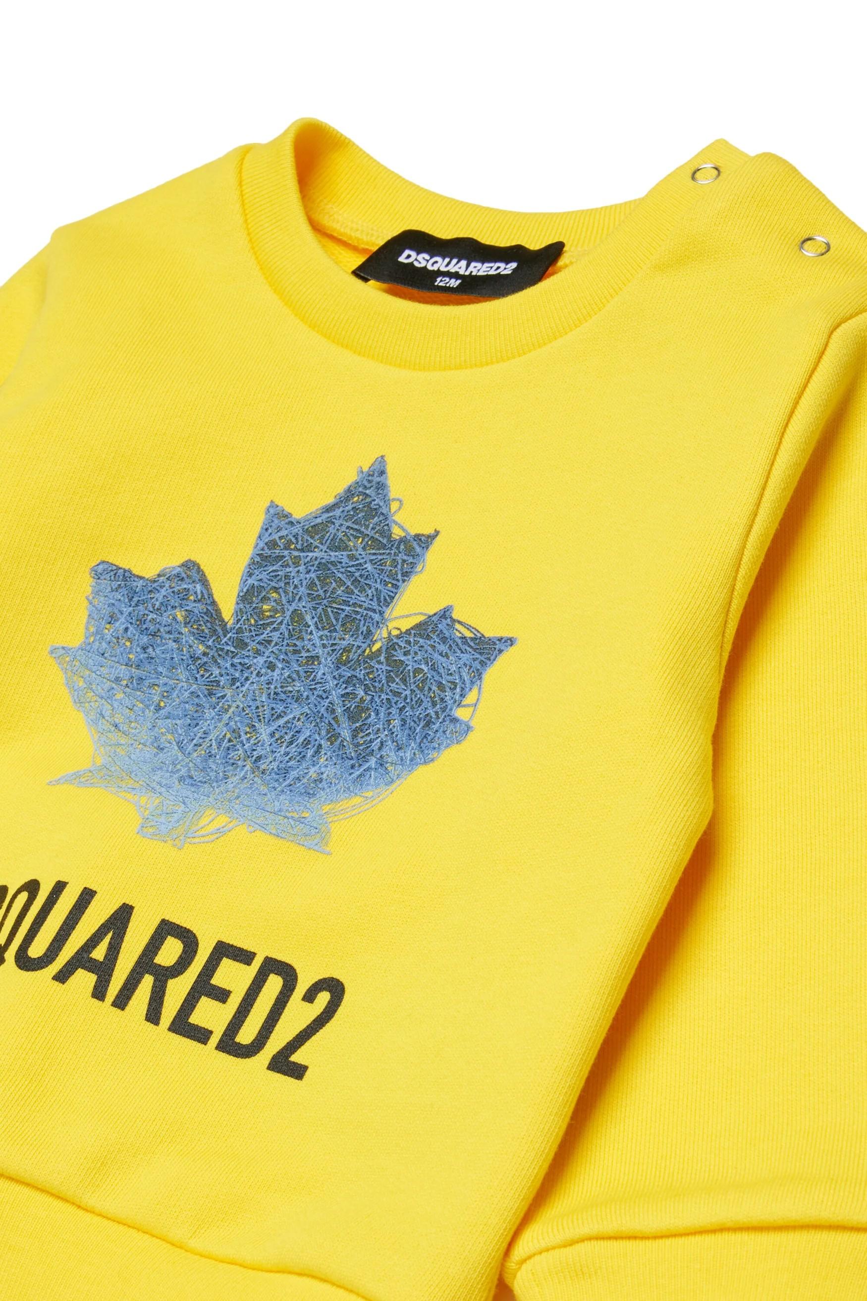 Felpa girocollo con logo DQ3279D0AGW DQ220 DSQUARED2 