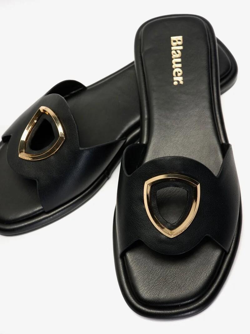 Sandal Moody01/Lea S6MOODY01LEA BLK BLAUER SHOES 