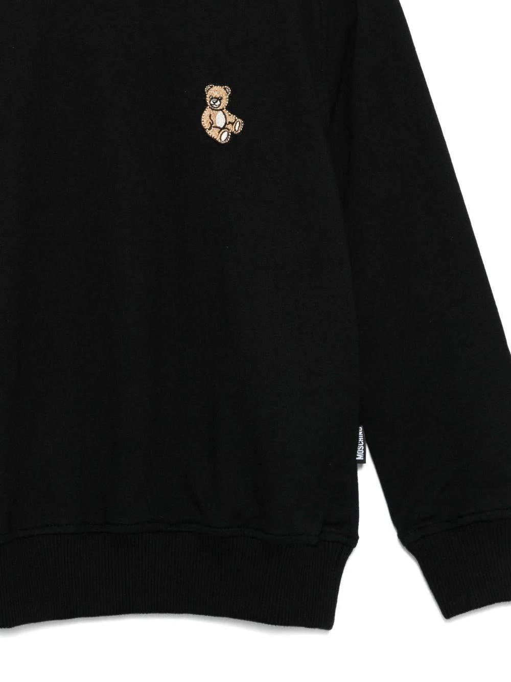 Felpa con logo Teddy Bear HRF08VLCA40 60100 MOSCHINO KID 
