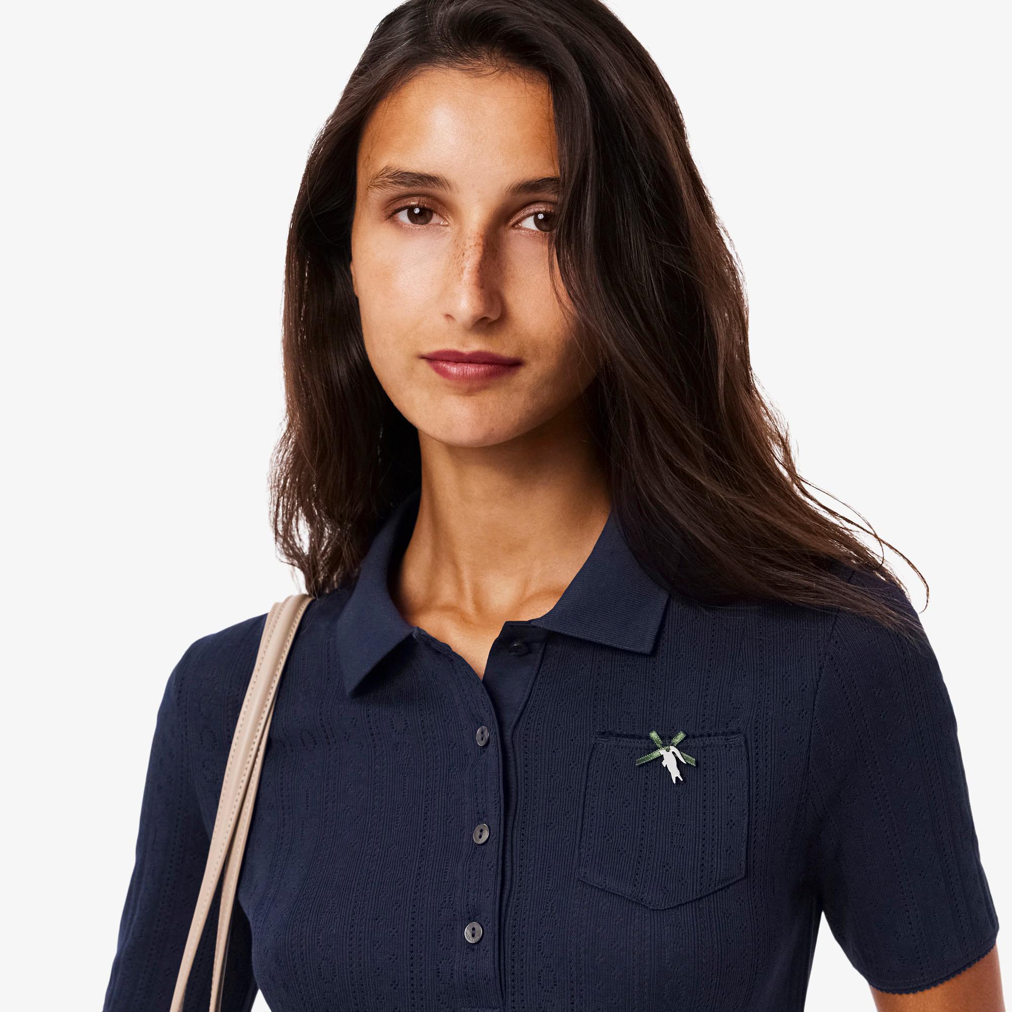 Polo slim fit pointelle brandizzata L.12 DF5296 166 LACOSTE 