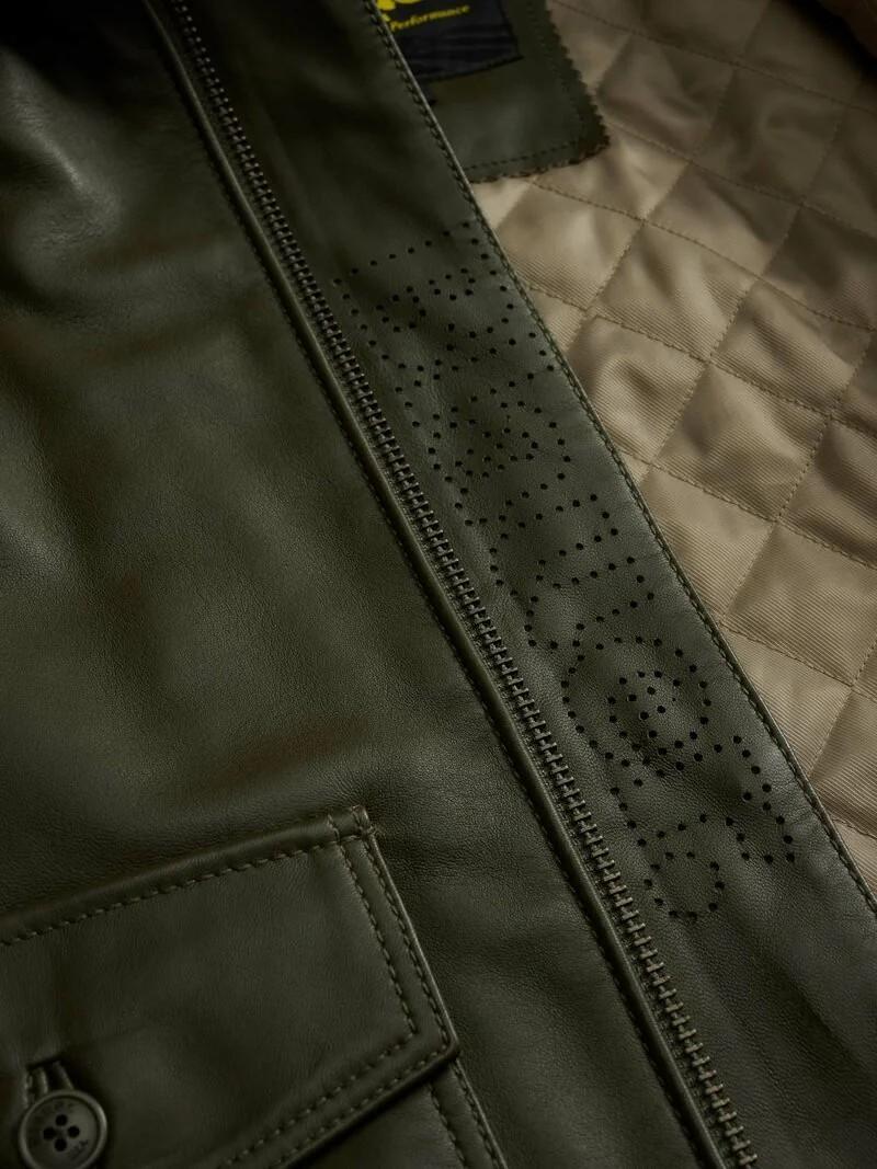 Bomber cheiton con collo in pelliccia 25WBLUL01308 670 BLAUER 