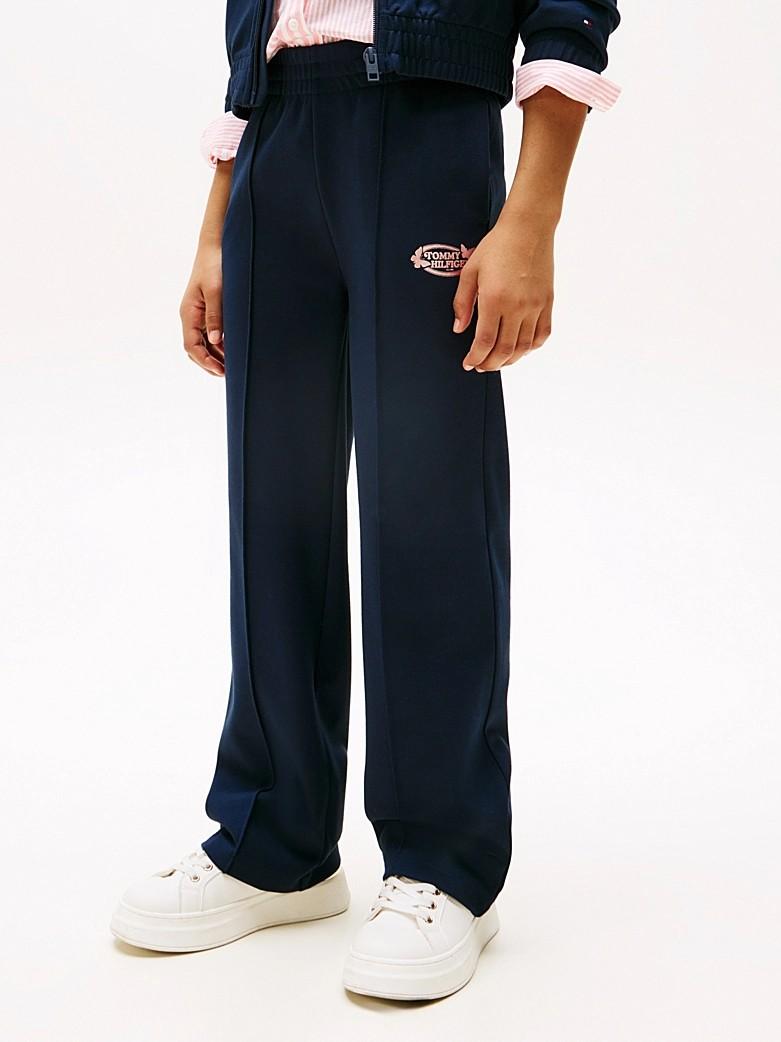 Joggers taglio dritto con logo KG0KG08716J C1G TOMMY HILFIGER 