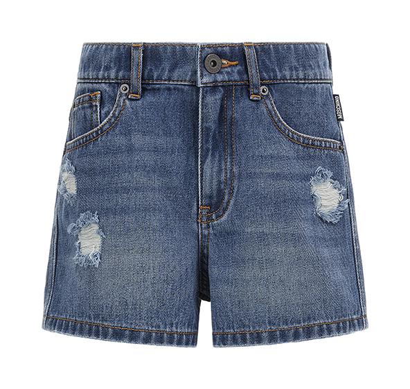 Pantaloncini di jeans Teddy Bear HDQ01OL0E35 40278 MOSCHINO KID 