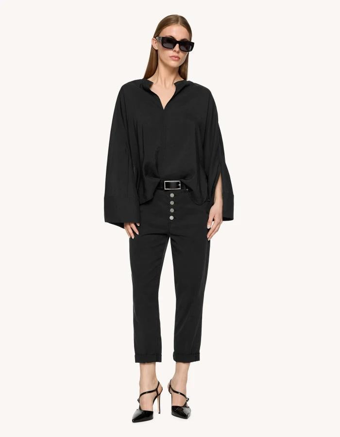 Pantaloni Koons loose DP268BGSE068BM5 999 DONDUP 