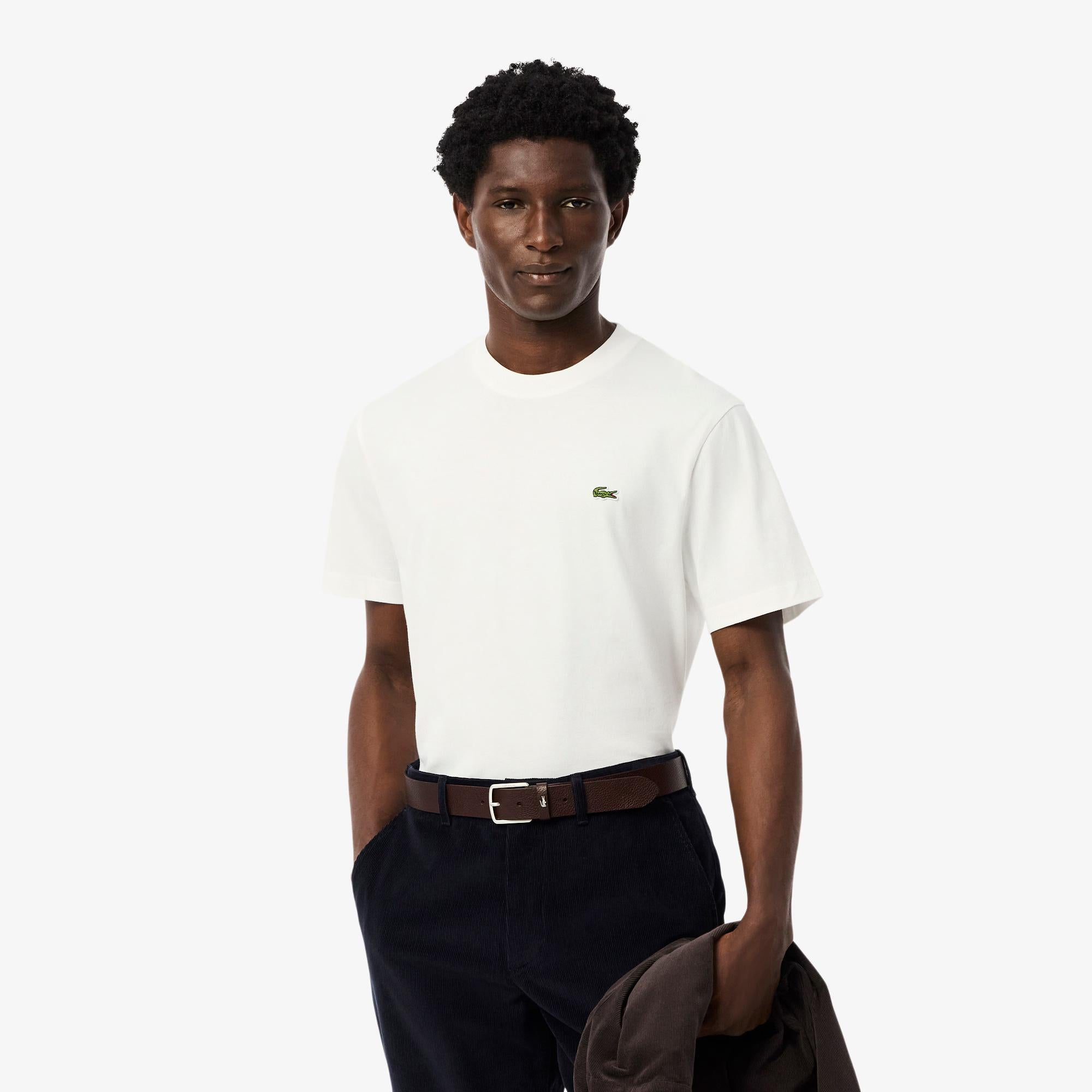 T-shirt in cotone TH7318 001 LACOSTE 