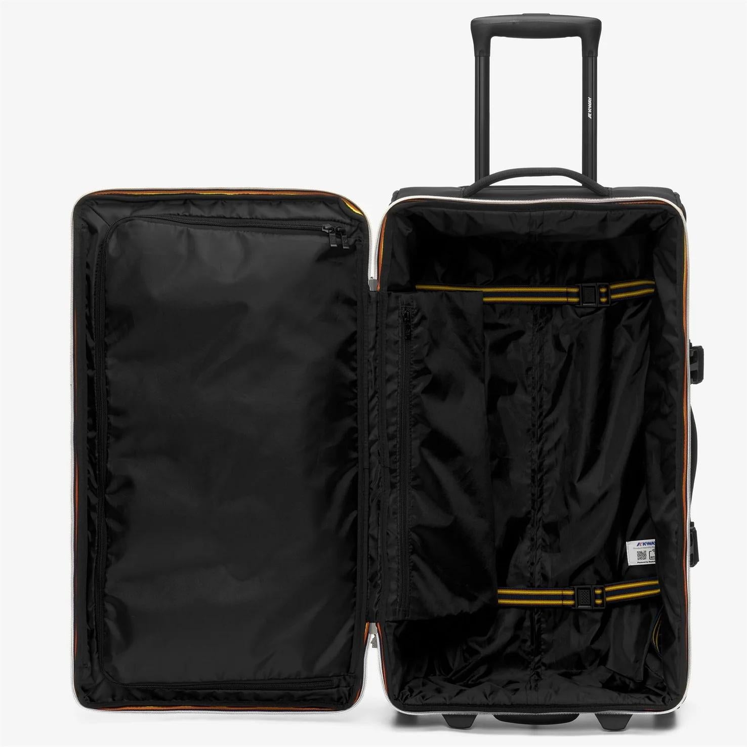 Borsa da Viaggio Trolley Unisex Nero con Base Rinforzata K2128NW Y05 K-WAY ACCESSORIES 