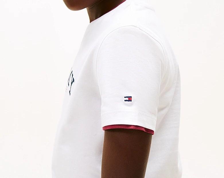 T-shirt con logo stampato KB0KB10051J YBR TOMMY HILFIGER 