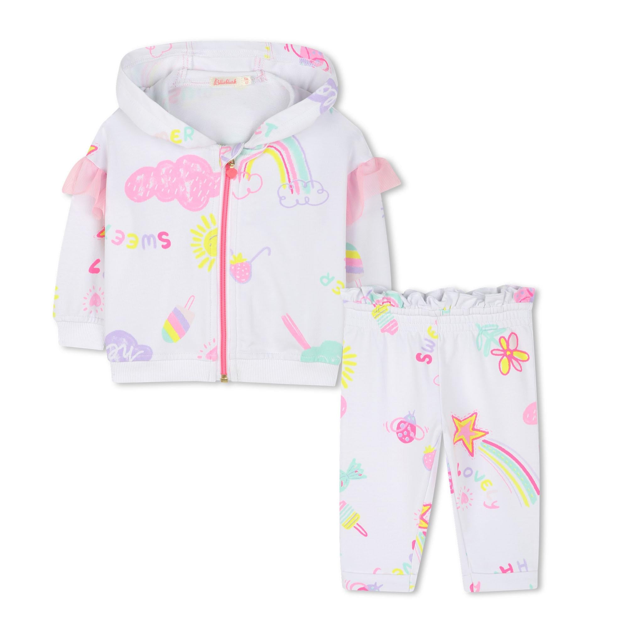 Set da jogging stampato U21018 10PA BILLIEBLUSH 