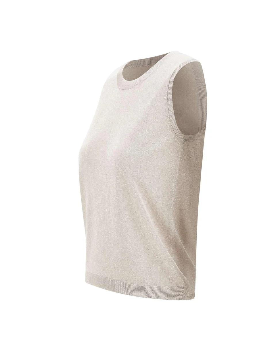 Top in maglia con lurex 57277/23003 056 GRAN SASSO 